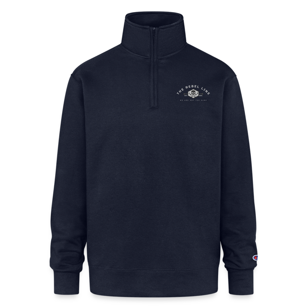 Champion Unisex 1/4 Zip Pullover Sweatshirt - navy