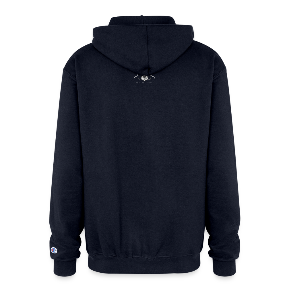 Champion Unisex Full Zip Hoodie - navy