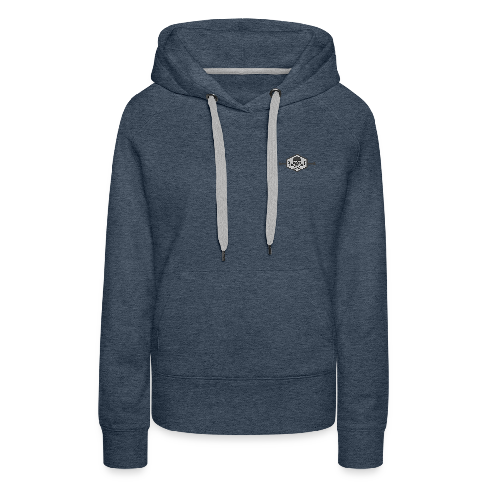 Women’s Premium Hoodie - 420 - heather denim