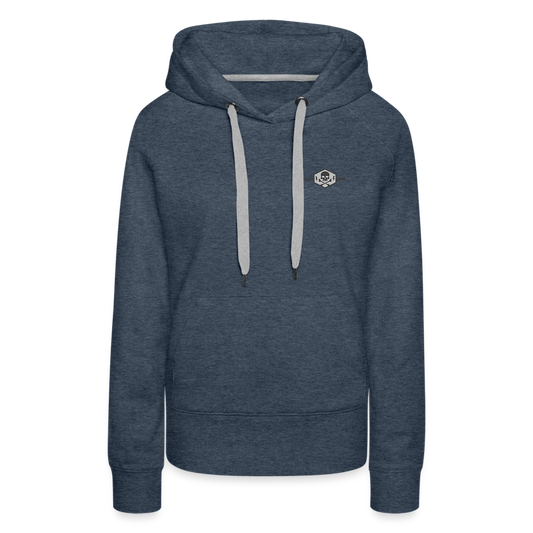 Women’s Premium Hoodie - 420 - heather denim