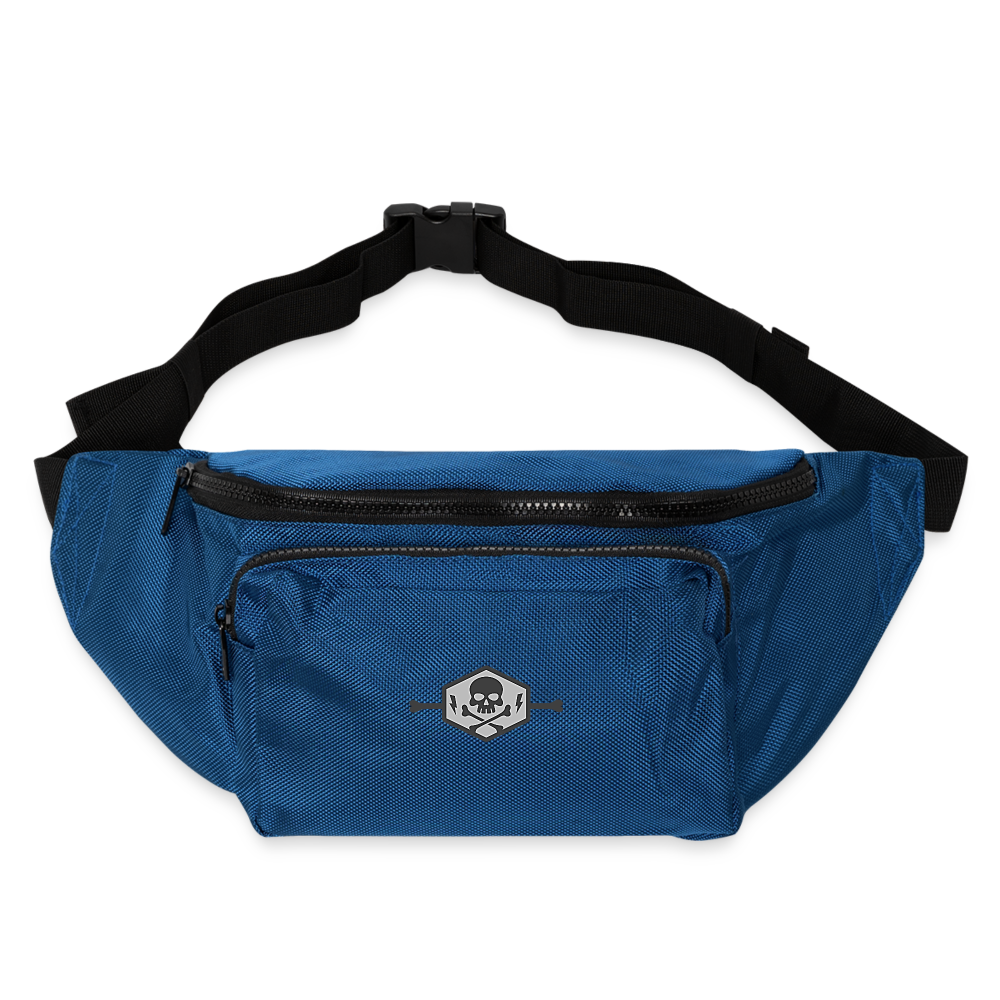 Large Crossbody Hip Bag - blue