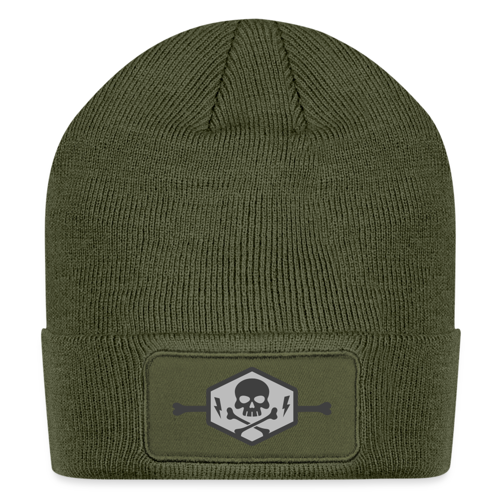 Patch Beanie - olive