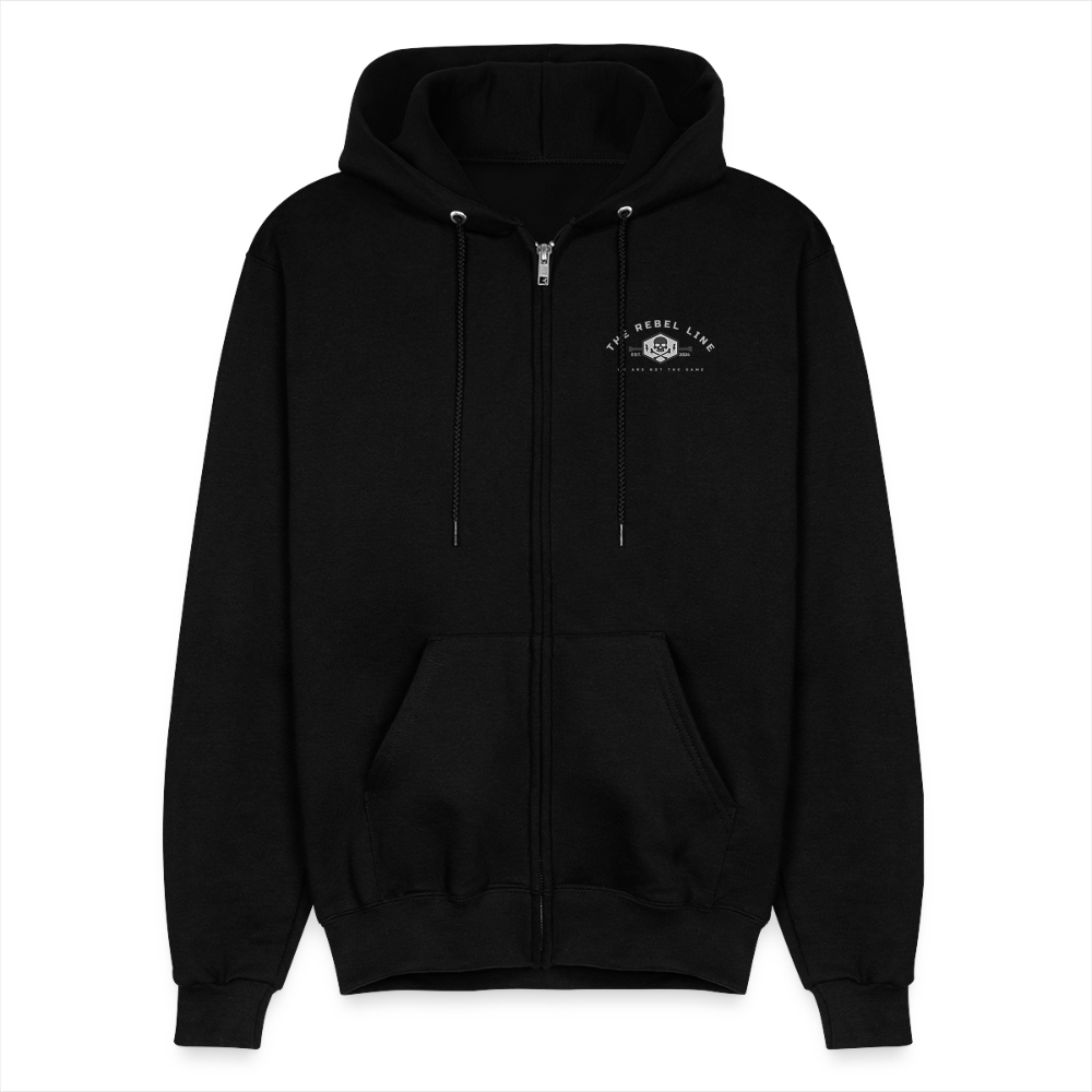 Champion Unisex Full Zip Hoodie - black