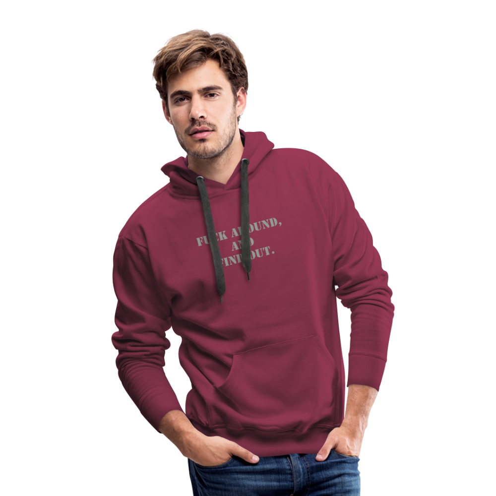 Men’s Premium Hoodie - burgundy