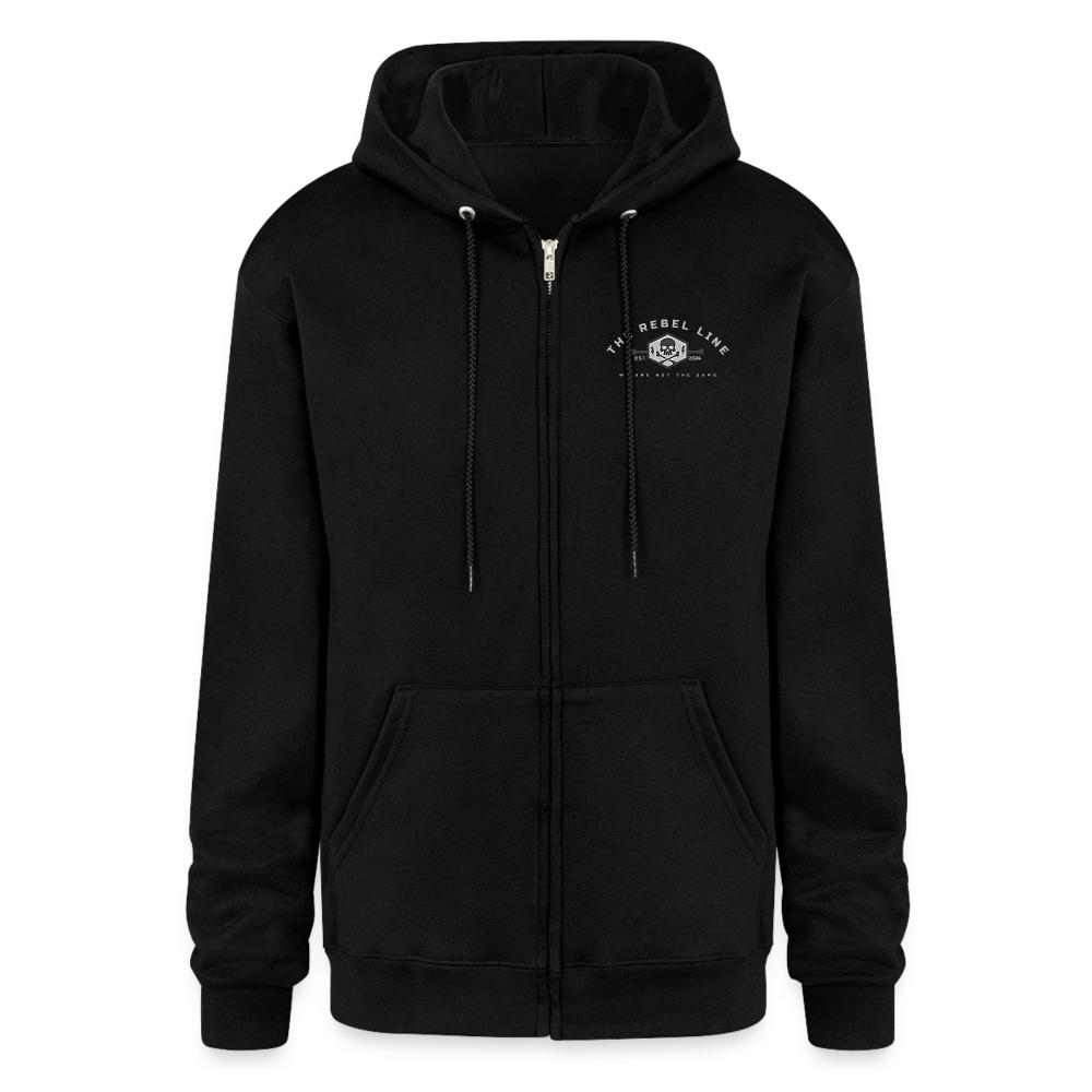 Champion Unisex Full Zip Hoodie - black