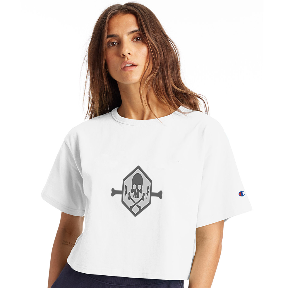 Champion Women’s Cropped T-Shirt - white