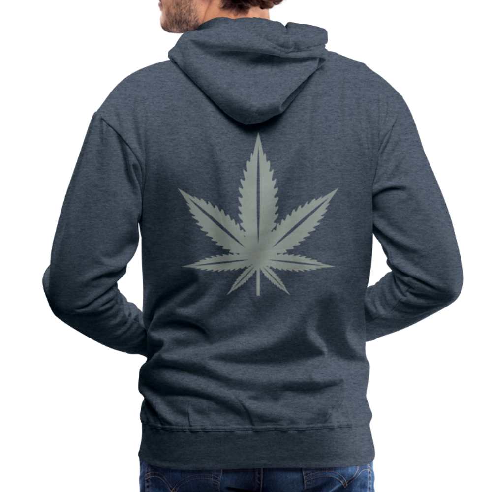 Men’s Premium Hoodie - 420 - heather denim