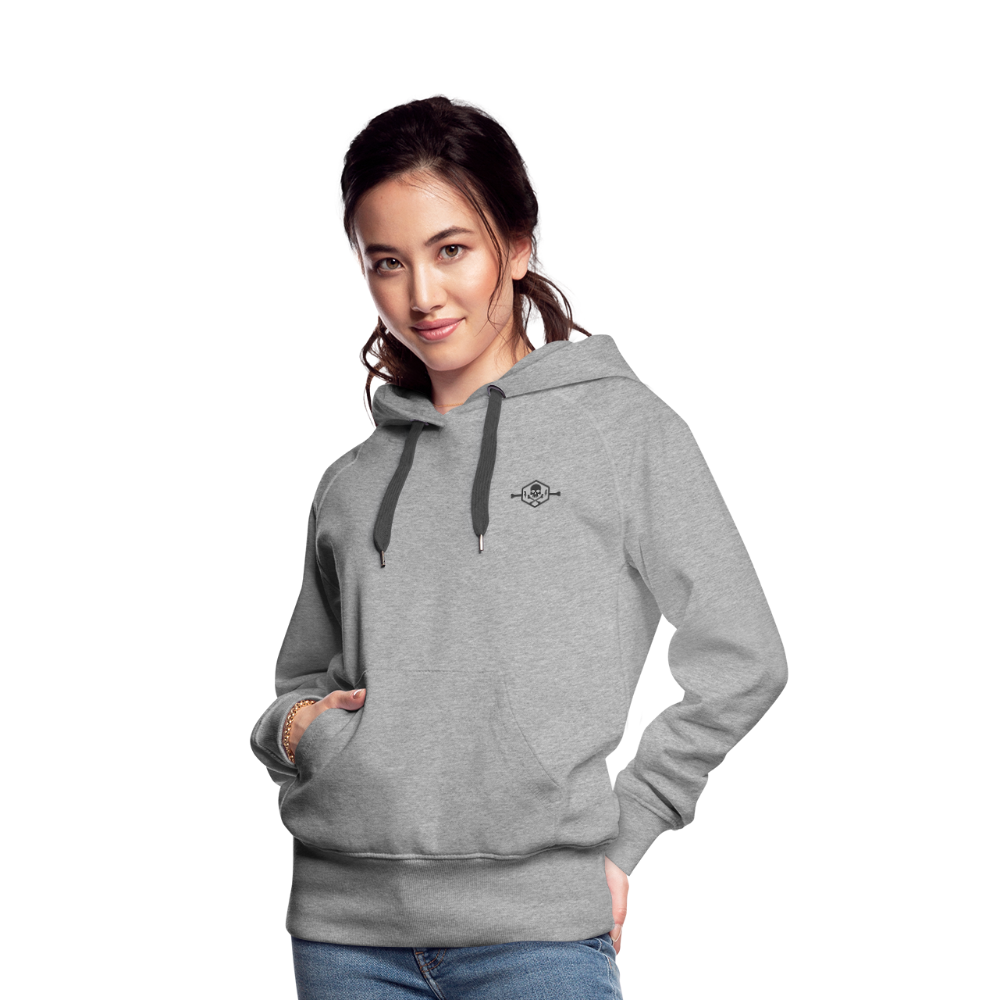 Women’s Premium Hoodie - snake - heather grey