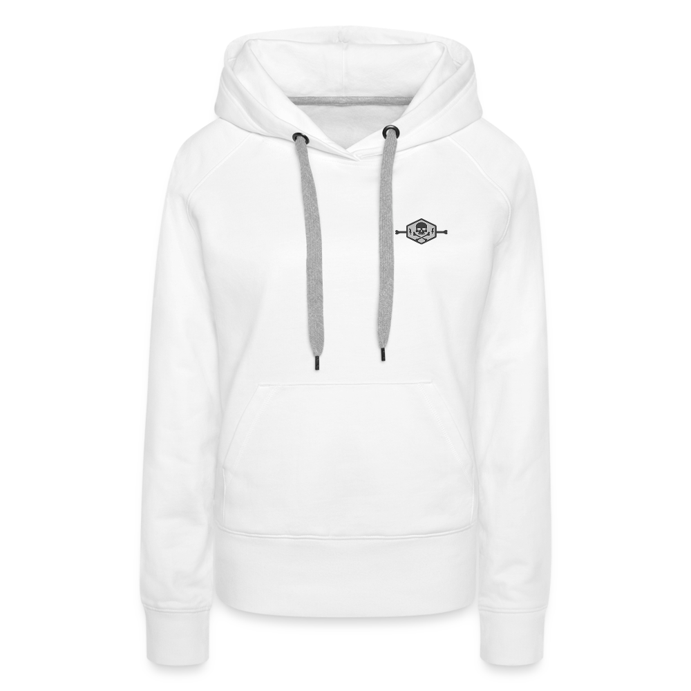 Women’s Premium Hoodie - snake - white