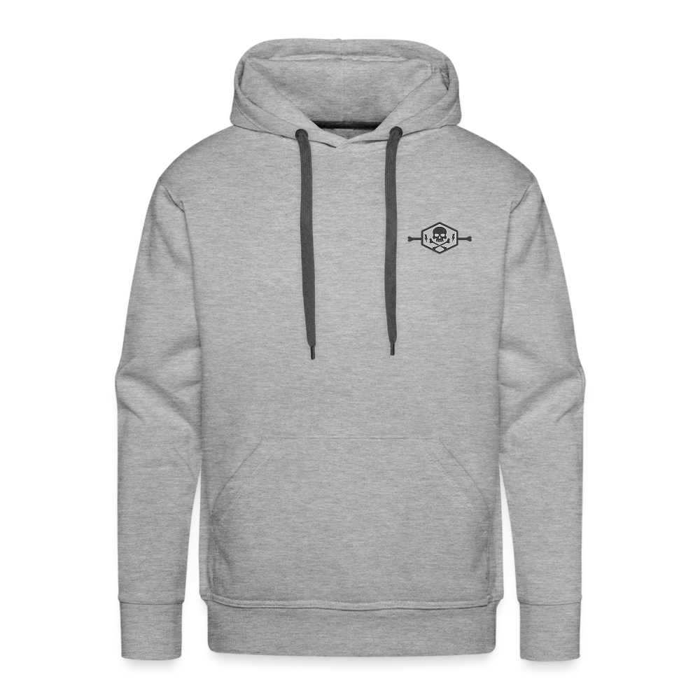 Men’s Premium Hoodie - flag - heather grey