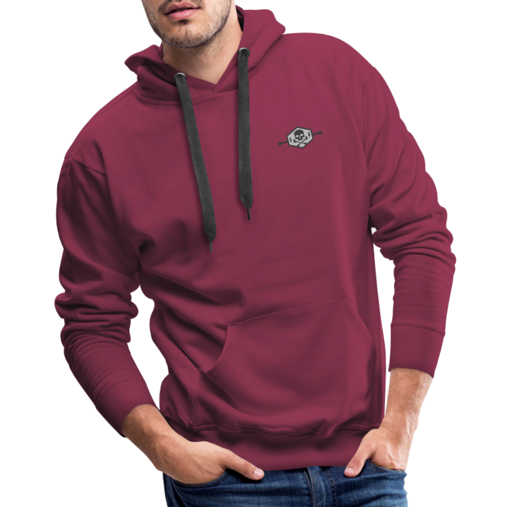 Men’s Premium Hoodie - flag - burgundy