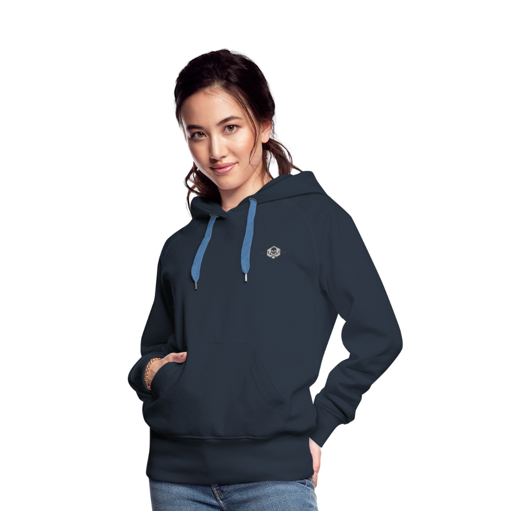 Women’s Premium Hoodie - snake - navy