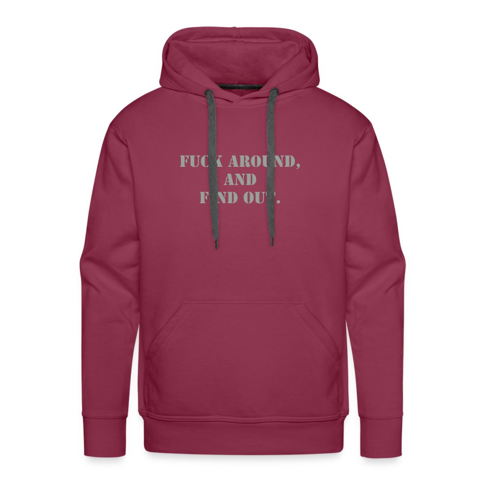 Men’s Premium Hoodie - burgundy