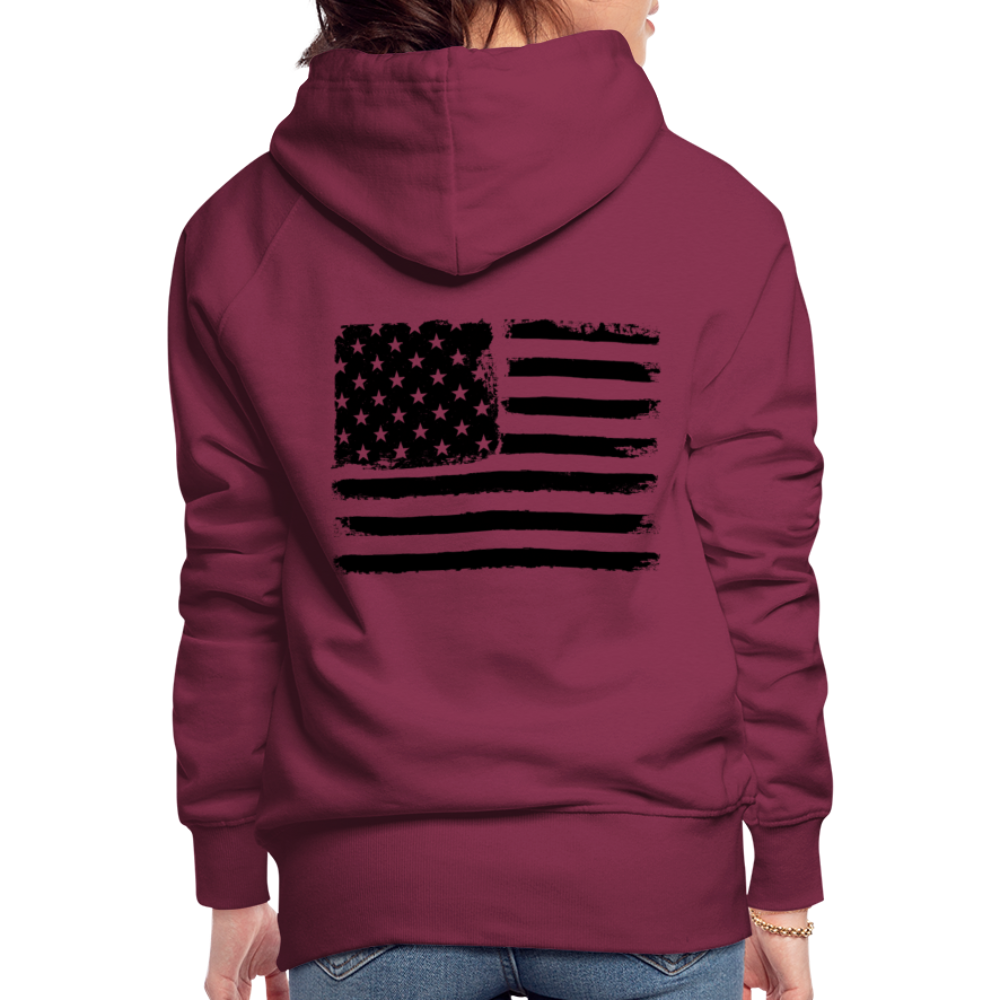 Women’s Premium Hoodie - burgundy