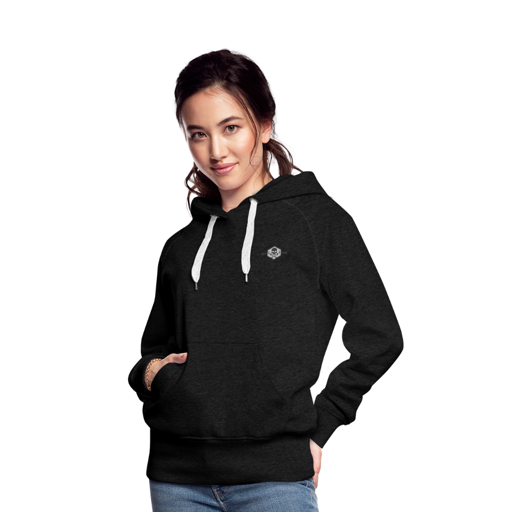 Women’s Premium Hoodie - snake - charcoal grey