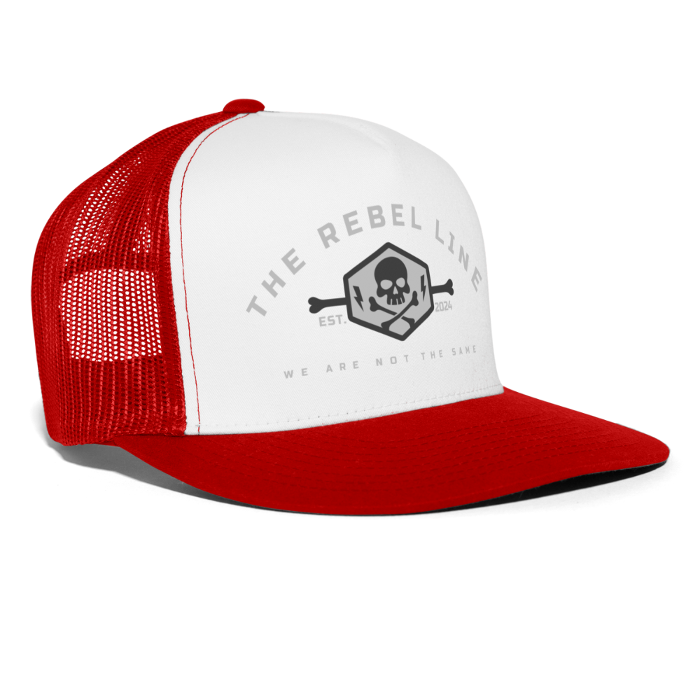 Trucker Hat - white/red