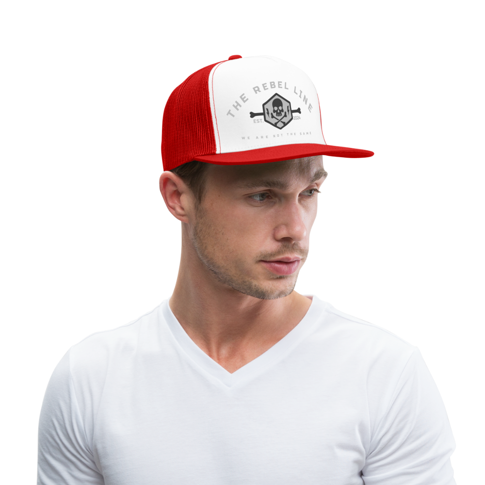 Trucker Hat - white/red