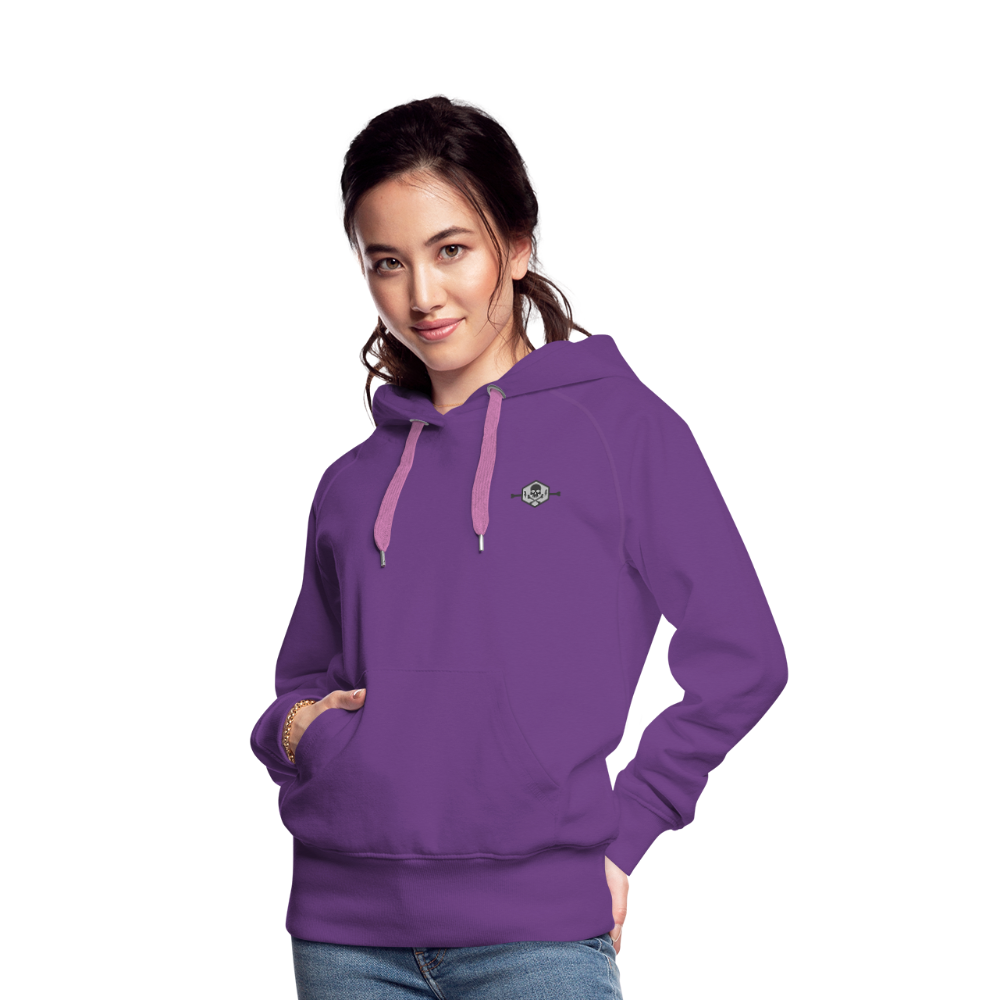 Women’s Premium Hoodie - snake - purple 