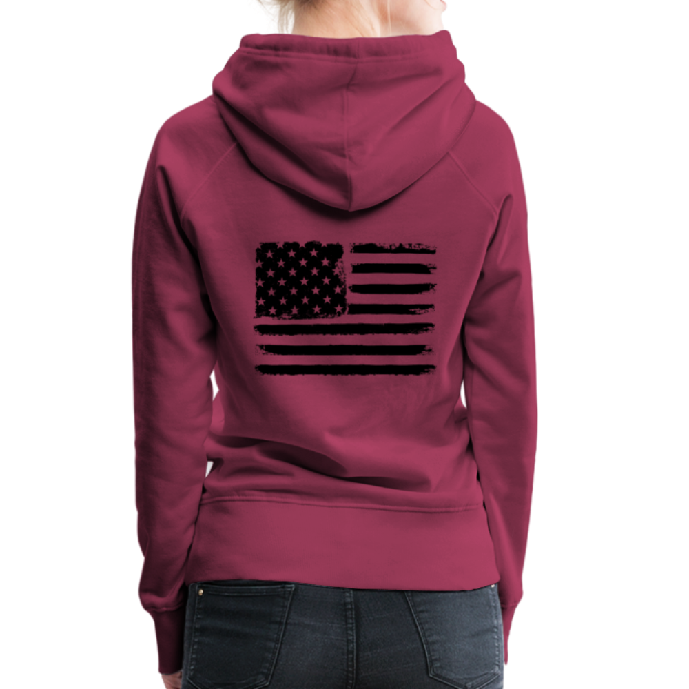 Women’s Premium Hoodie - burgundy