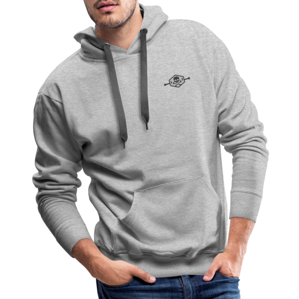 Men’s Premium Hoodie - flag - heather grey