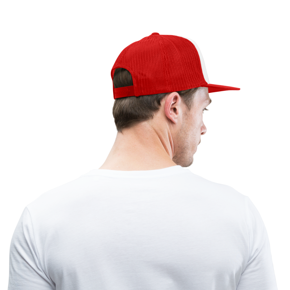 Trucker Hat - white/red