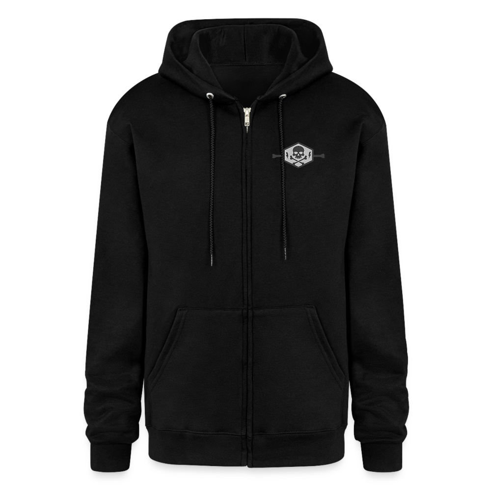 Champion Unisex Full Zip Hoodie - black