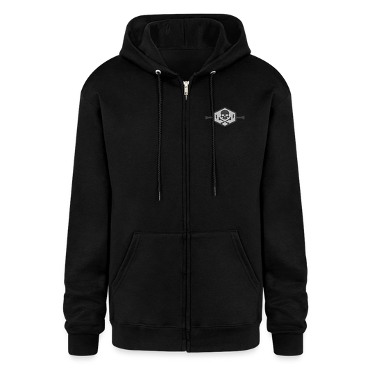 Champion Unisex Full Zip Hoodie - black