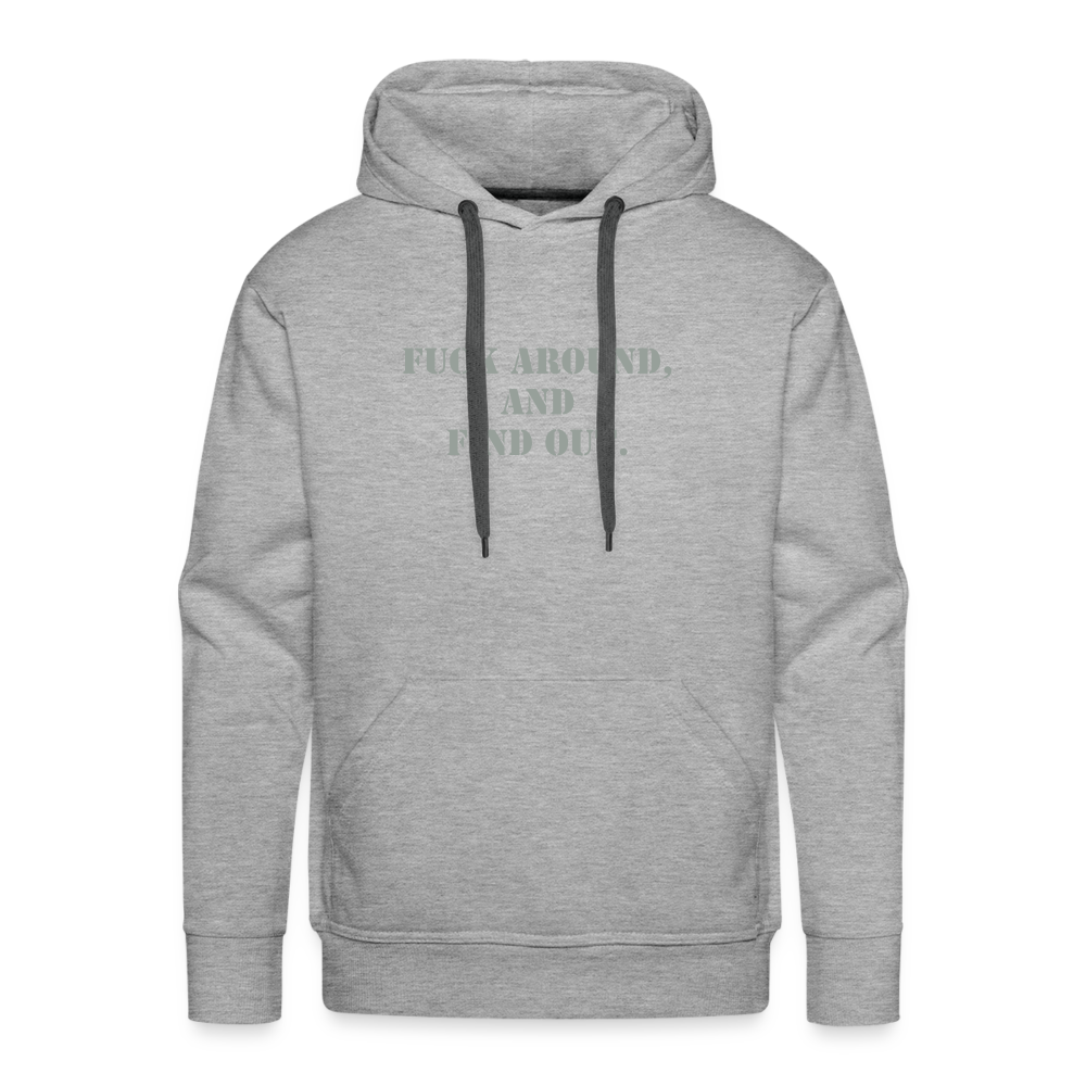 Men’s Premium Hoodie - heather grey