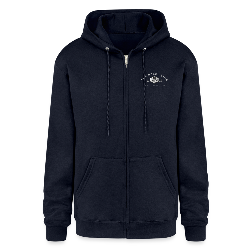 Champion Unisex Full Zip Hoodie - navy