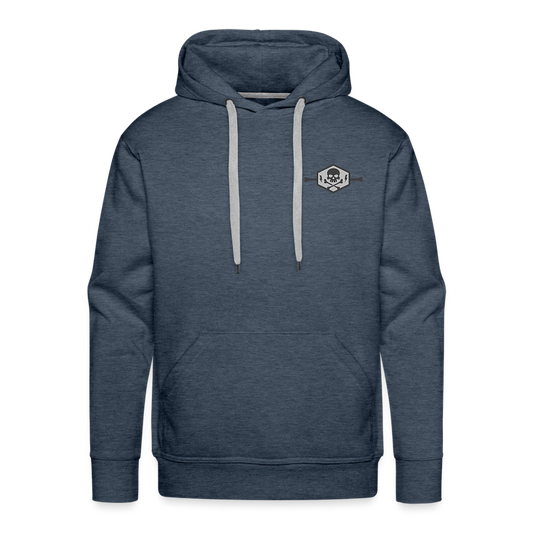 Men’s Premium Hoodie - heather denim