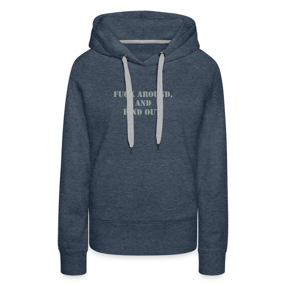 Women’s Premium Hoodie - heather denim