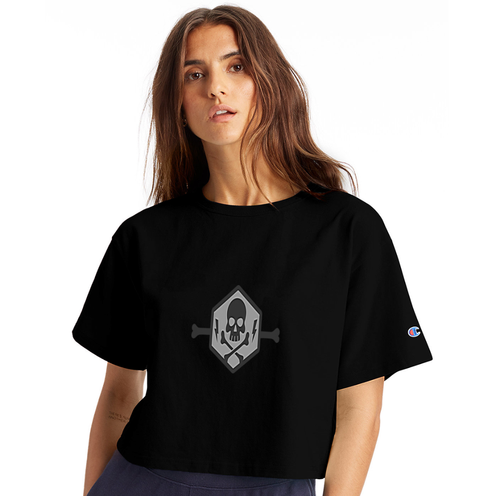 Champion Women’s Cropped T-Shirt - black