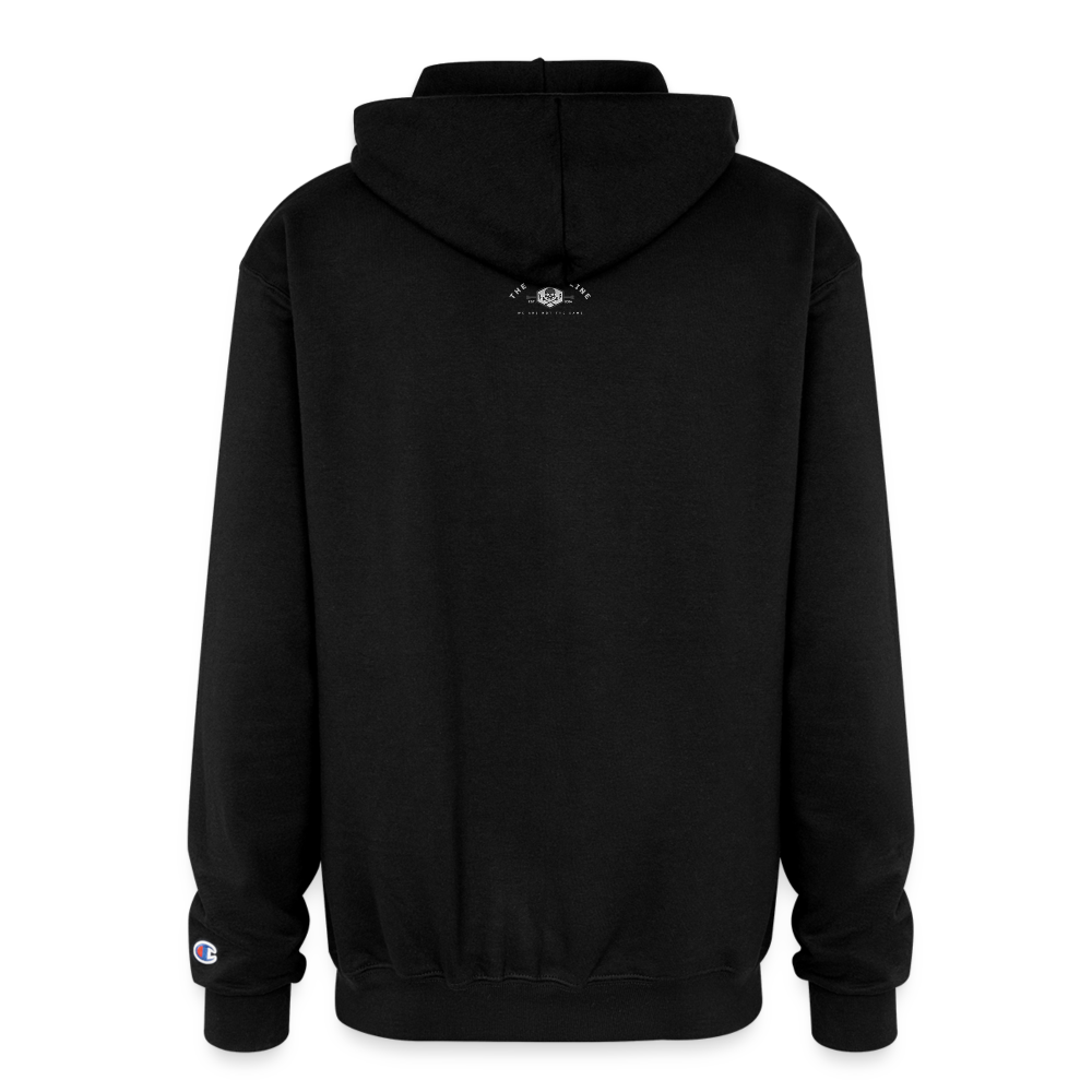 Champion Unisex Full Zip Hoodie - black