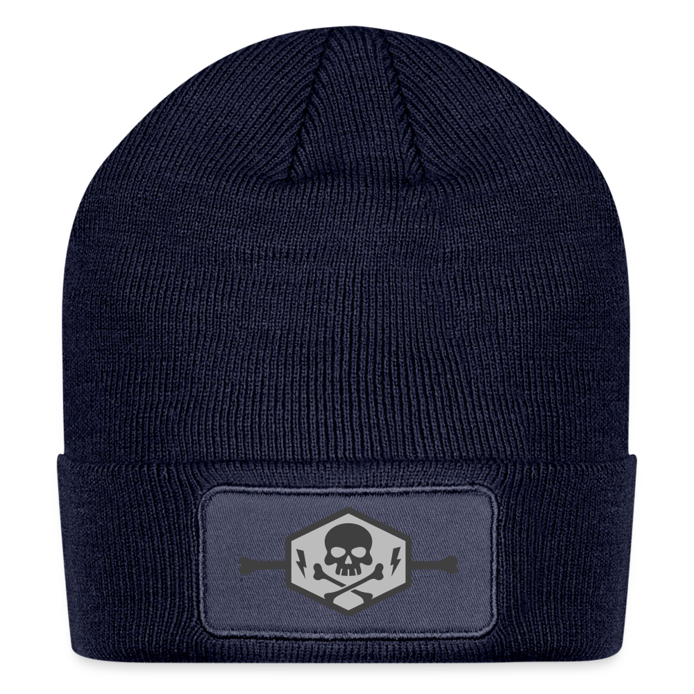 Patch Beanie - navy