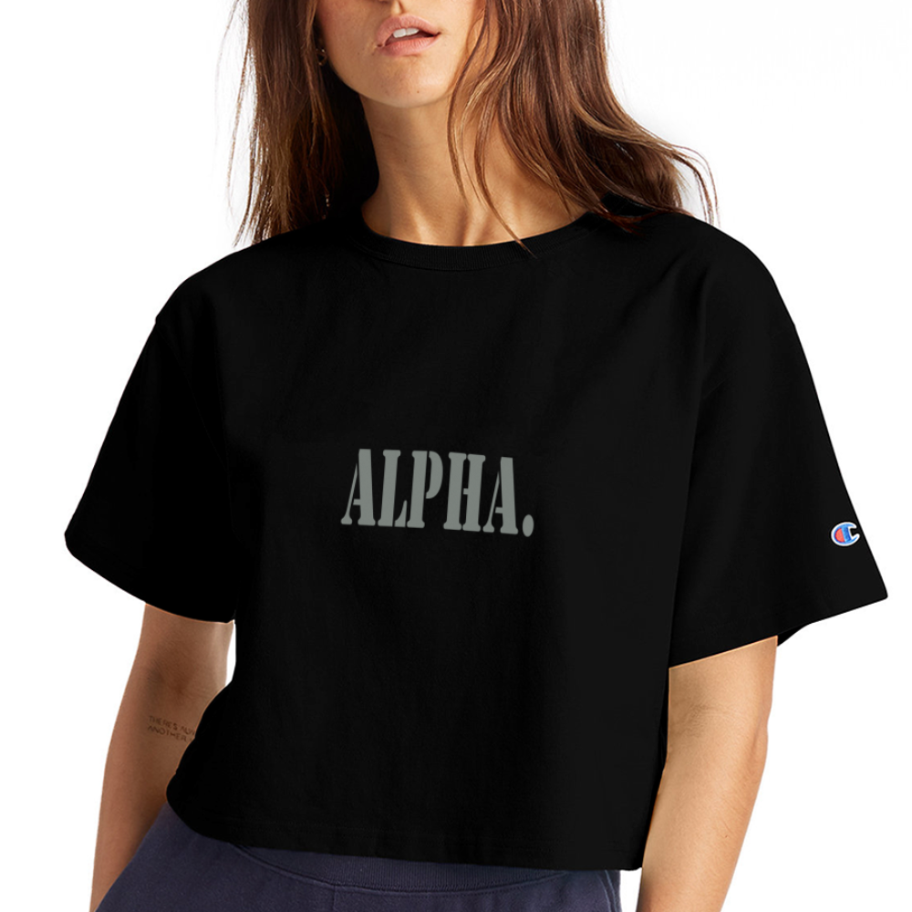 Champion Women’s Cropped T-Shirt - black