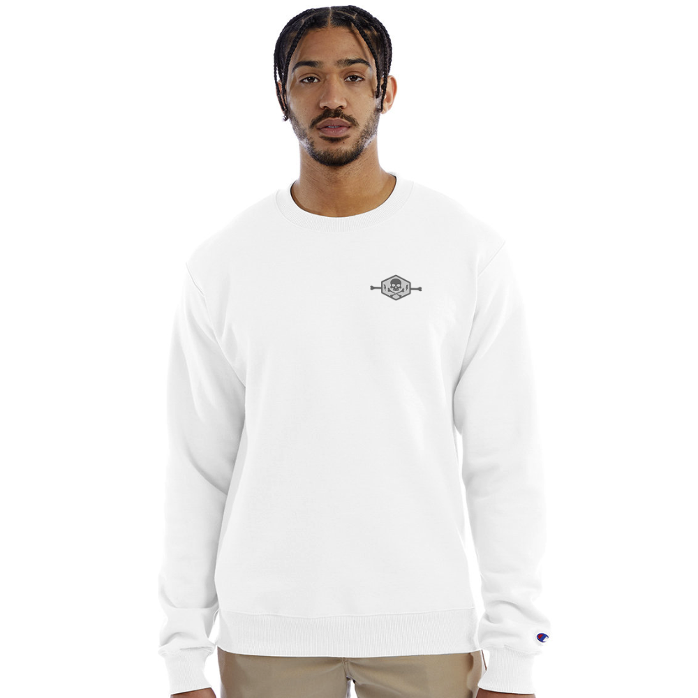 Champion Unisex Powerblend Sweatshirt - white