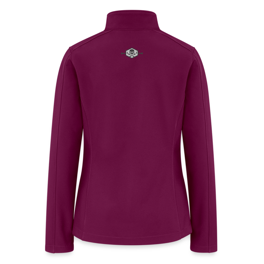 Women’s Soft Shell Jacket - raspberry