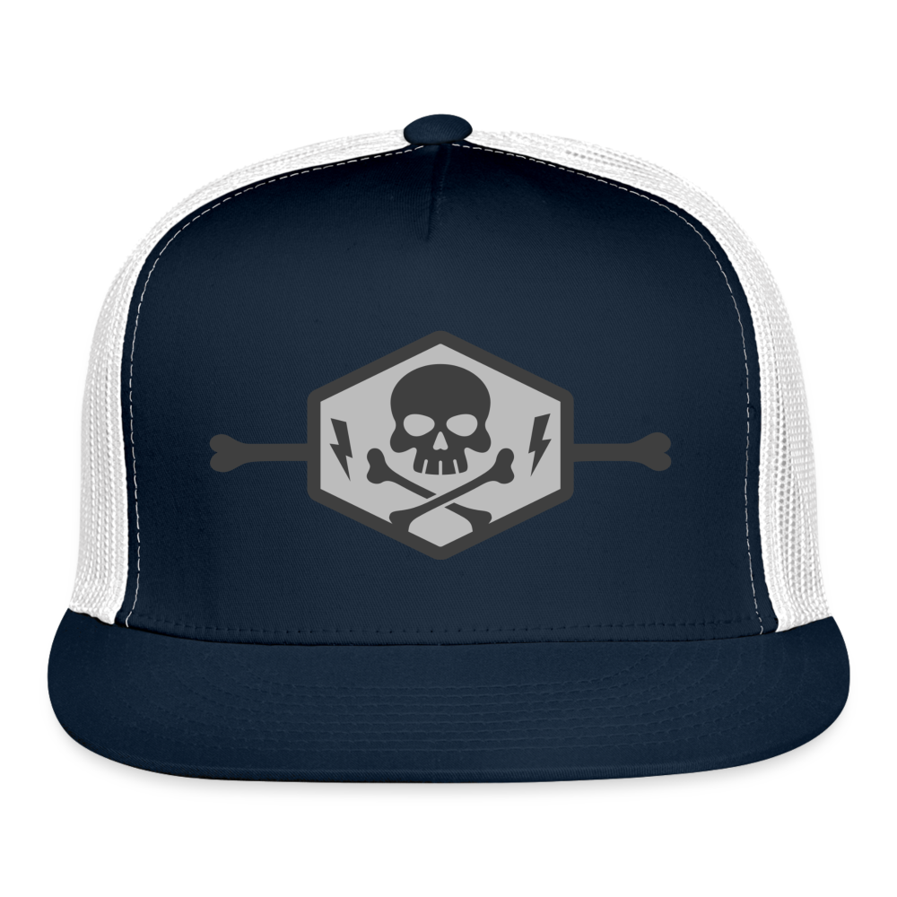 Trucker Hat - navy/white