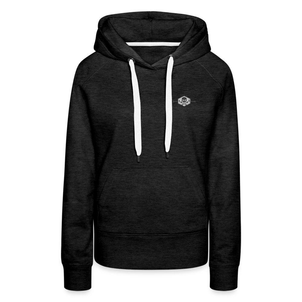 Women’s Premium Hoodie - snake - charcoal grey