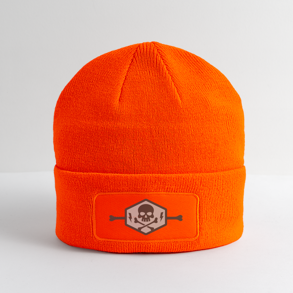 Patch Beanie - neon orange