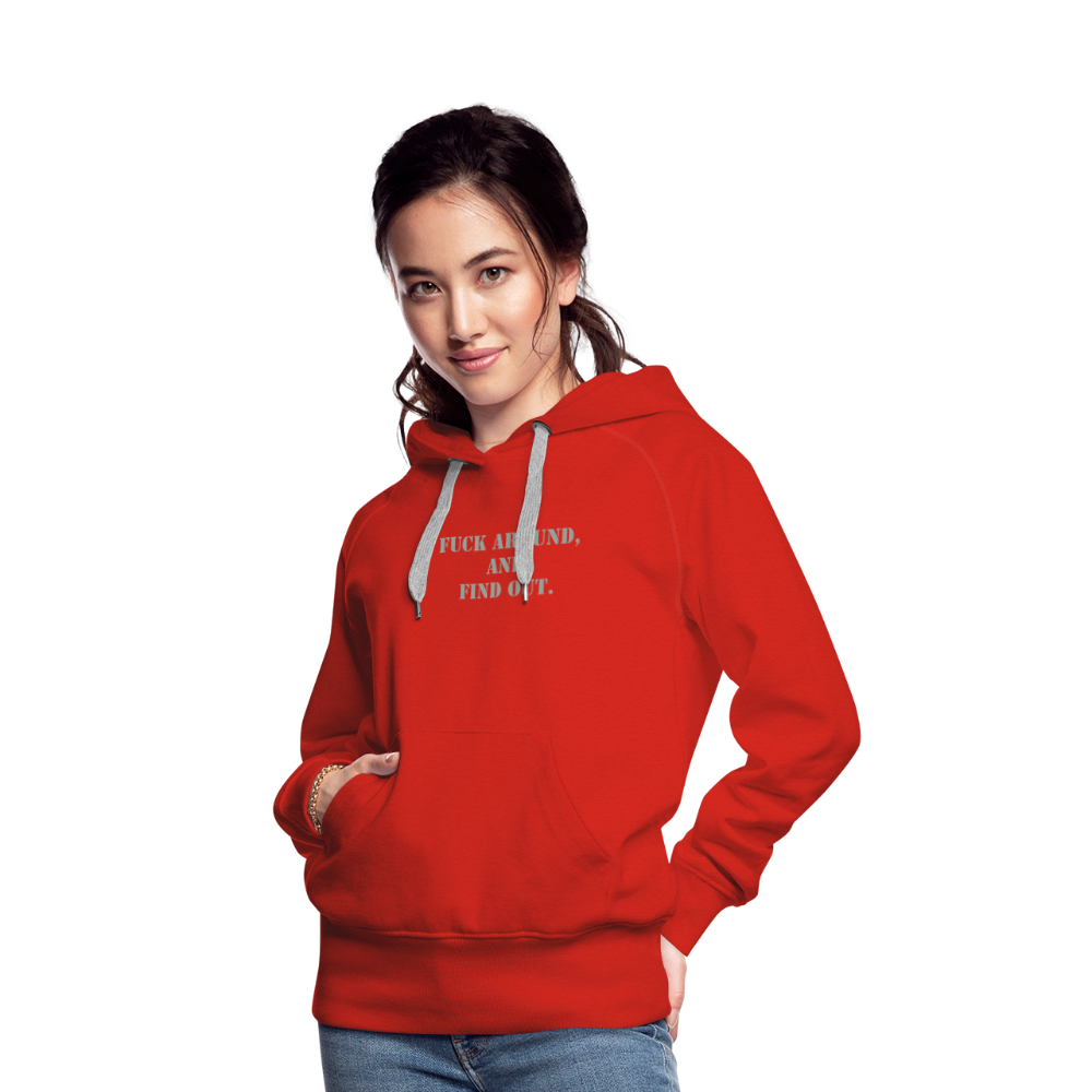 Women’s Premium Hoodie - red